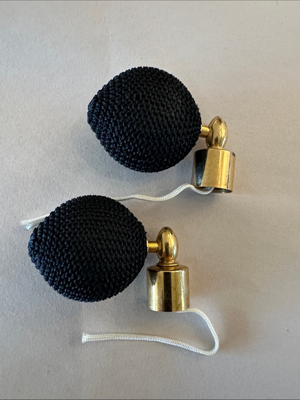 Set of Two Atomizer Bulbs - Brass Fittings